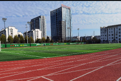 徽州区华新亭足球场通过竣工验收